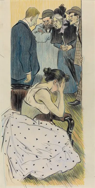 Sa famille (chanson) av Théophile Alexandre Steinlen