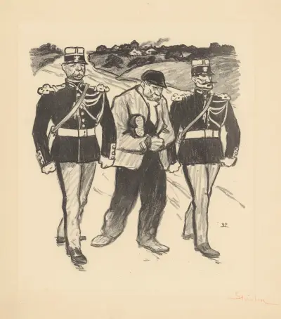 Utan ett öre! av Théophile Alexandre Steinlen