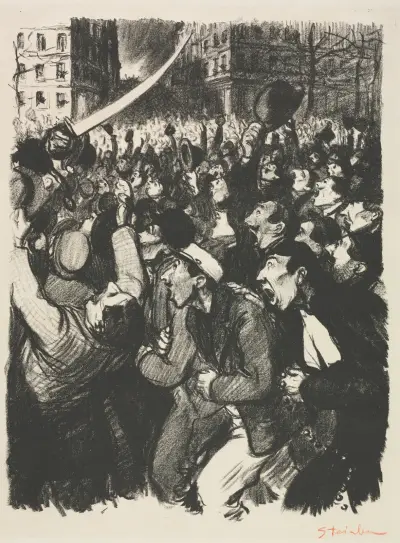 Sheep av Théophile Alexandre Steinlen
