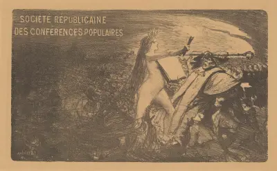 Société républicaine des conférences populaires av Théophile Alexandre Steinlen