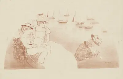 På stranden av Théophile Alexandre Steinlen