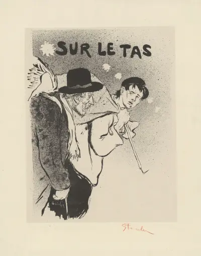 På bar backe av Théophile Alexandre Steinlen