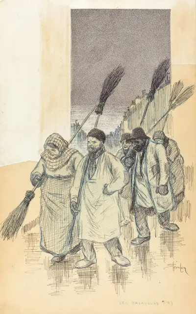 Sweepers av Théophile Alexandre Steinlen