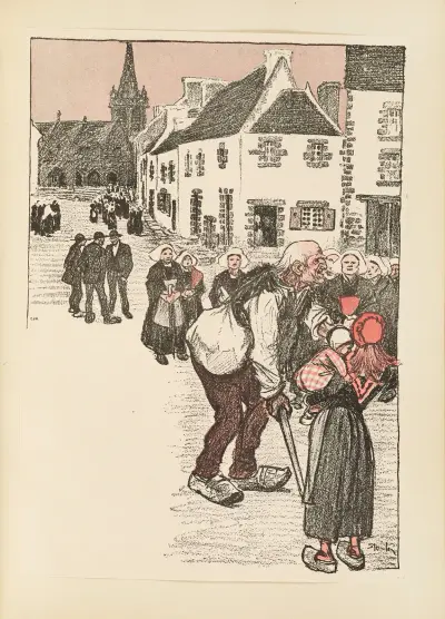 Den gamle mannen av Théophile Alexandre Steinlen