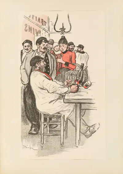 The Striker av Théophile Alexandre Steinlen
