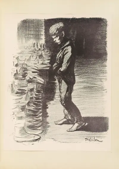 Tjuven av Théophile Alexandre Steinlen