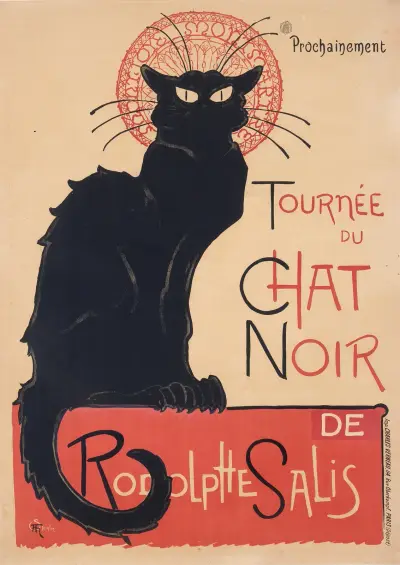 Tournée du Chat Noir av Théophile Alexandre Steinlen