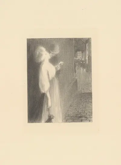 Du uppenbarade dig för mig av Théophile Alexandre Steinlen