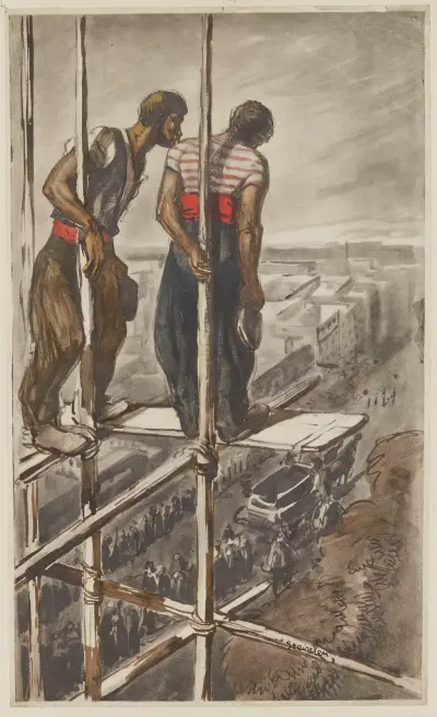 Tu t’en iras les pieds devant! av Théophile Alexandre Steinlen