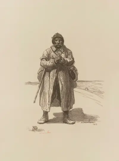 En gammal räv av Théophile Alexandre Steinlen