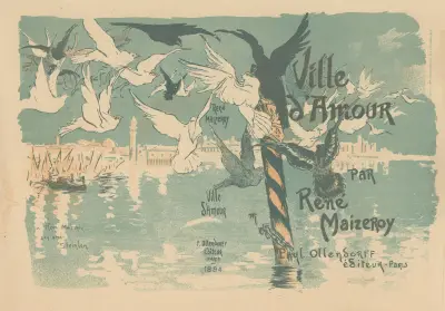 Ville d’amour par René Maizeroy av Théophile Alexandre Steinlen