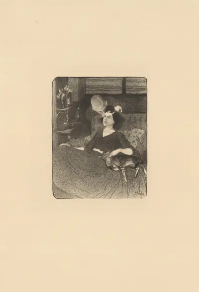 Volupté av Théophile Alexandre Steinlen