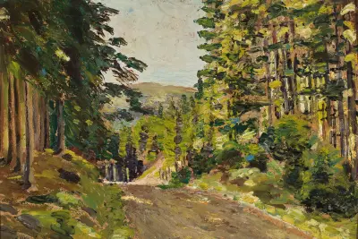 Syberyjski pejzaż, Konstantin Alexeevich Korovin