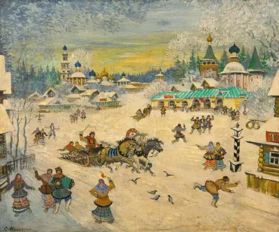 Rynek miejski, Konstantin Alexeevich Korovin