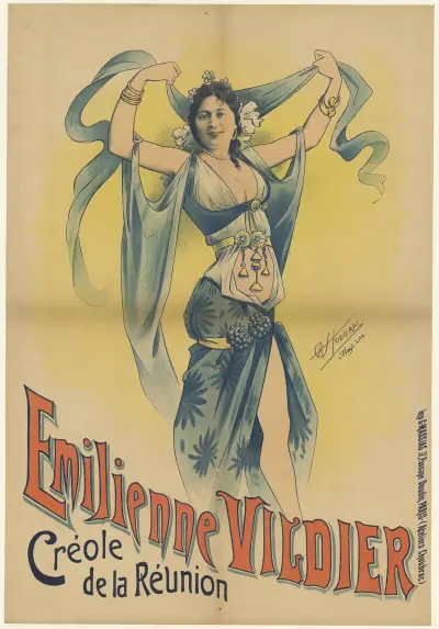 Emilienne Vildier, créole de la Réunion av Alfred Choubrac