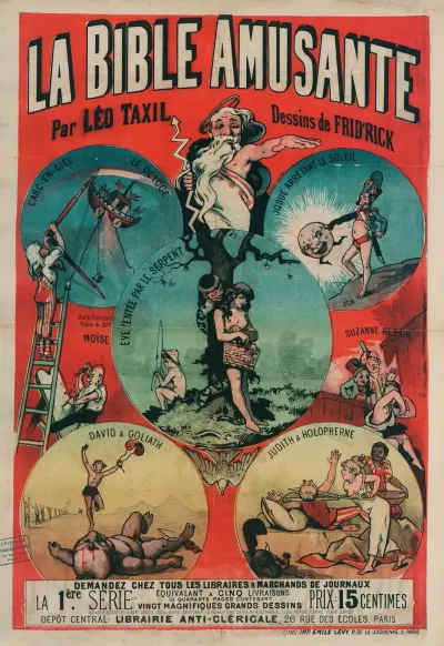 La Bible Amusante Par Leo Taxil Dessins De Frid’rick Demandez Chez Tous Les Libraires & Marchands De Journaux av Alfred Choubrac