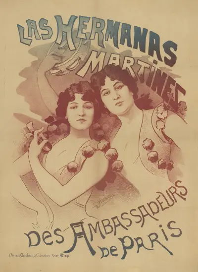 Las Hermanas Martinez des Ambassadeurs de Paris av Alfred Choubrac