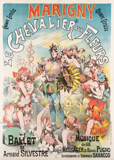 Le Chevalier Aux Fleurs av Alfred Choubrac