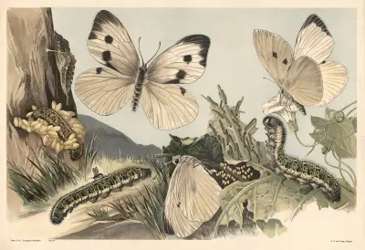 Cabbage butterfly av Alfred Fiedler