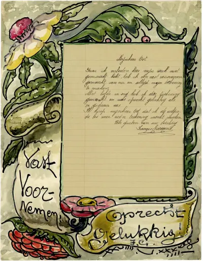 Brief Goossens av Alfred Ost