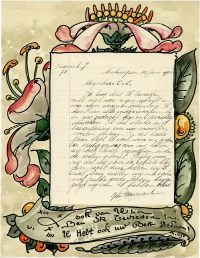 Brief Kaicich, Alfred Ost