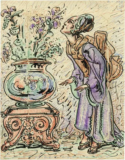 Chinese dame in kostuum, Alfred Ost