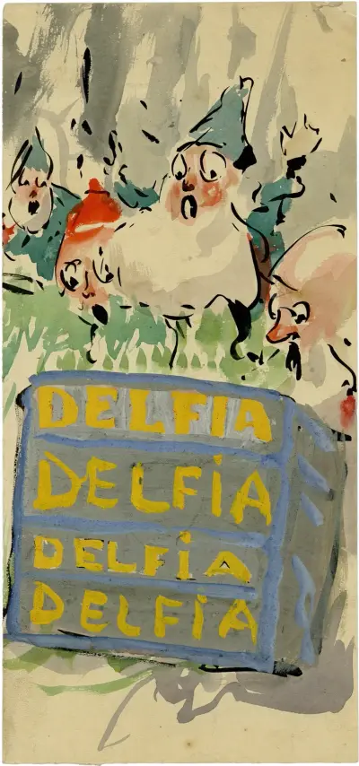 Delfia av Alfred Ost