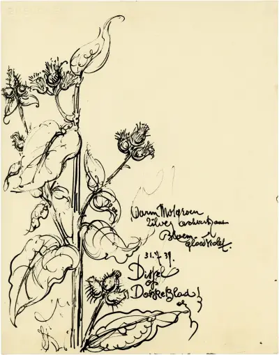 Distel, 2de soort av Alfred Ost