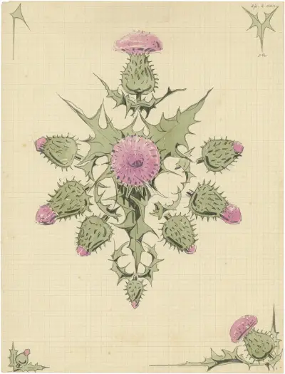 Distel, 2de soort av Alfred Ost