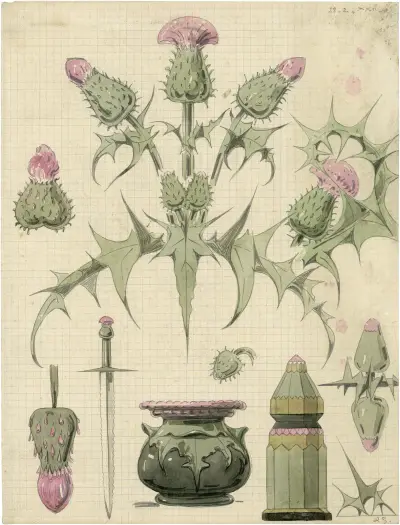 Distel, 2de soort av Alfred Ost
