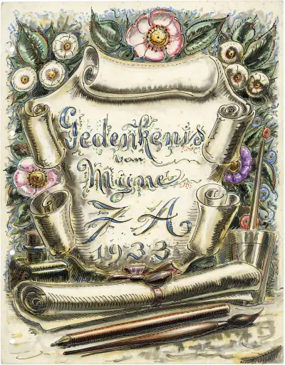 Gedenkenis van mijne 7A – 1933 av Alfred Ost
