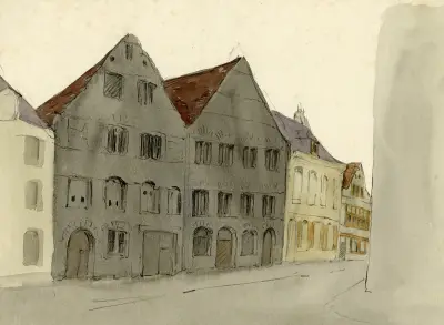 Huizenrij av Alfred Ost