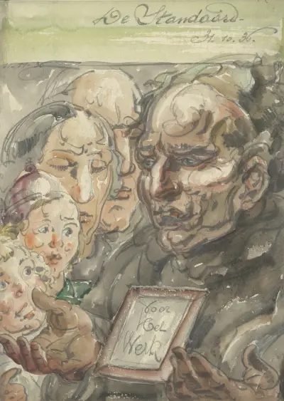 Illustratie bij De Standaard oct 1936 av Alfred Ost