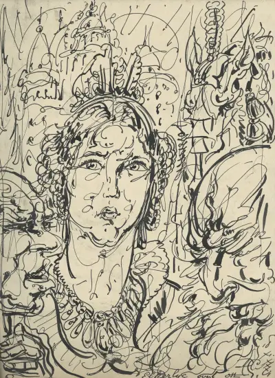 Illustratie bij Elckerlyc nov 1936 av Alfred Ost