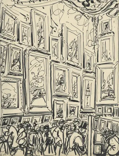 Illustratie bij La Voix de Malines march 1913 av Alfred Ost