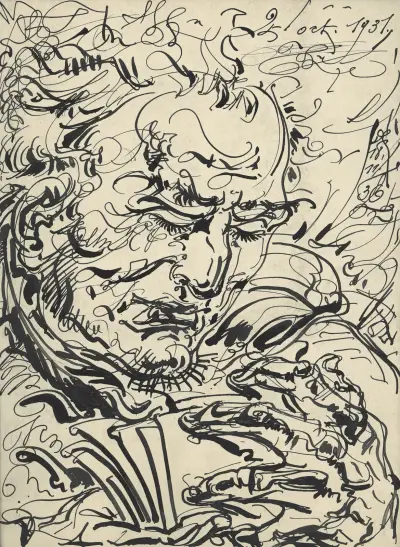 Illustratie bij Ons Volk ontwaakt oct 1931 av Alfred Ost