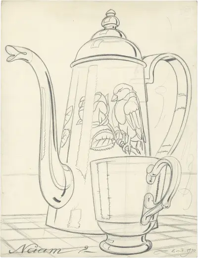 Koffiepot av Alfred Ost