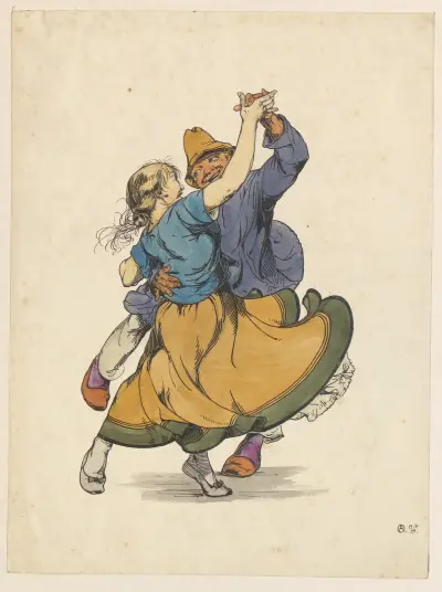 Vlaamse dans av Alfred Ost