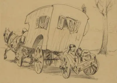 Zigeunerwagen av Alfred Ost