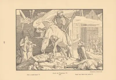 Även en dödsdans VI av Alfred Rethel