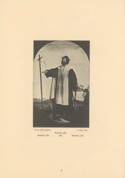Boniface (III) av Alfred Rethel
