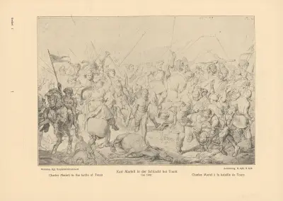 Charles Martell in the battle of Tours av Alfred Rethel