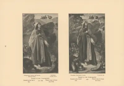 Daniel in the lion’s den av Alfred Rethel