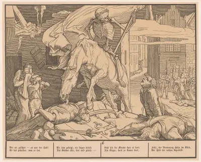 Death as victor (Der Tod als Sieger) von Alfred Rethel