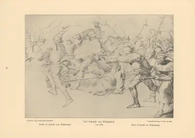 Death of Arnold von Winkelried av Alfred Rethel