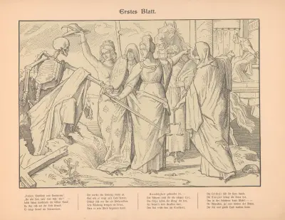 Erstes Blatt av Alfred Rethel