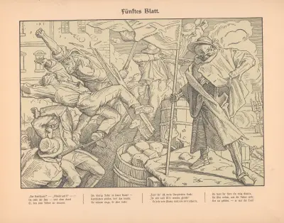 Fünftes Blatt av Alfred Rethel