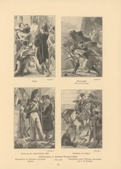Illustrations for Rotteck’s Universal History, 1841 – nr 5 av Alfred Rethel