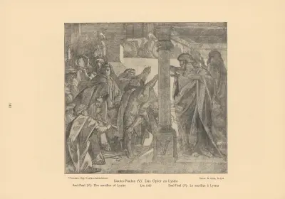 Saul-Paul (V); The sacrifice of Lystra (1850Saul-Paul (V); Le sacrifice â Lystra) av Alfred Rethel