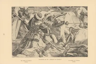 The battle of Cordova (Detail) av Alfred Rethel